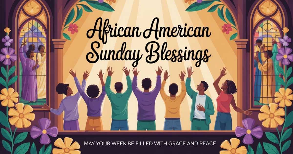 African American Sunday Blessings