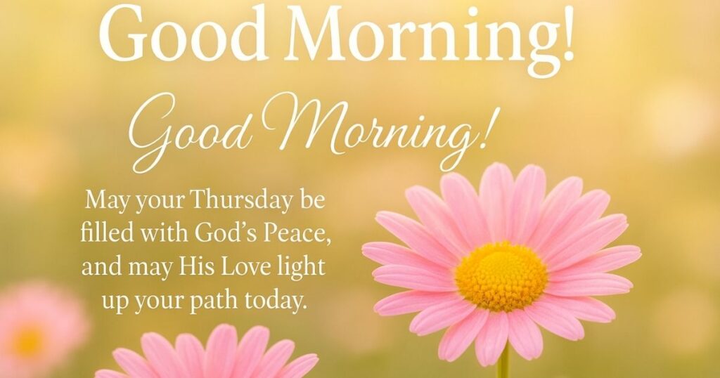 Encouraging Thursday Morning Blessings