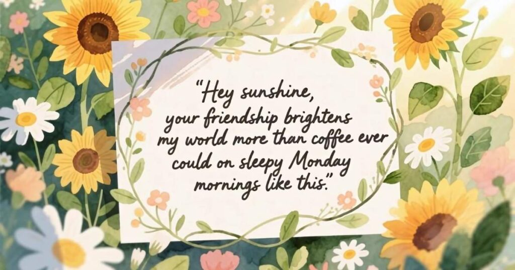 Good Morning Message for Friends