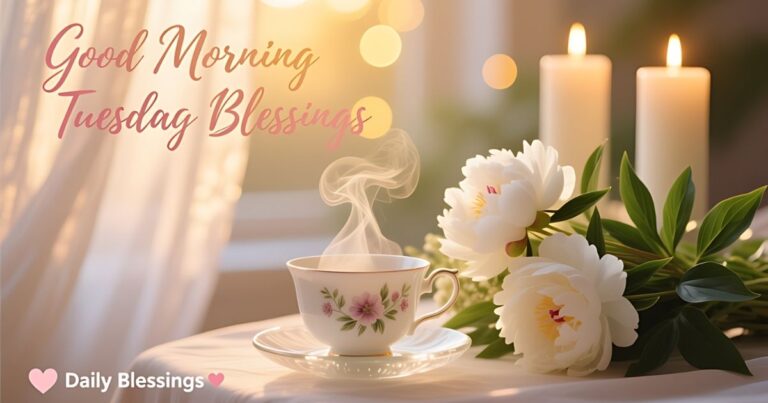 Good Morning Tuesday Blessings