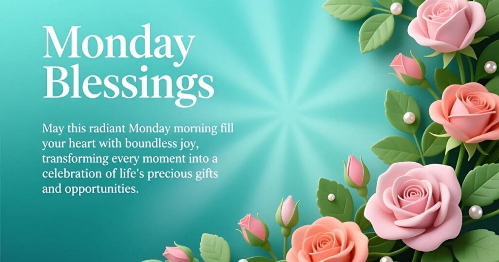 Happy Monday Morning Blessings