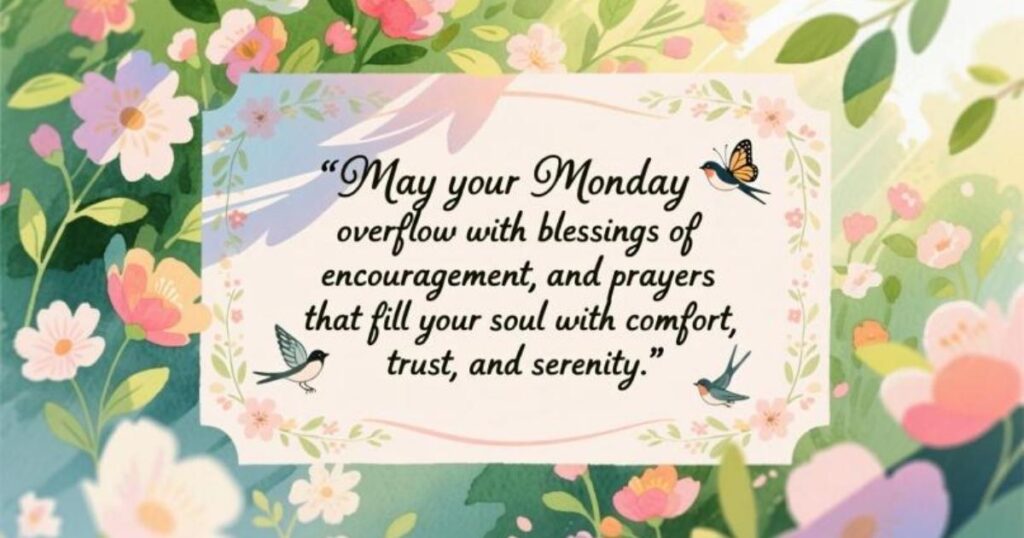 Monday Blessings And Prayers