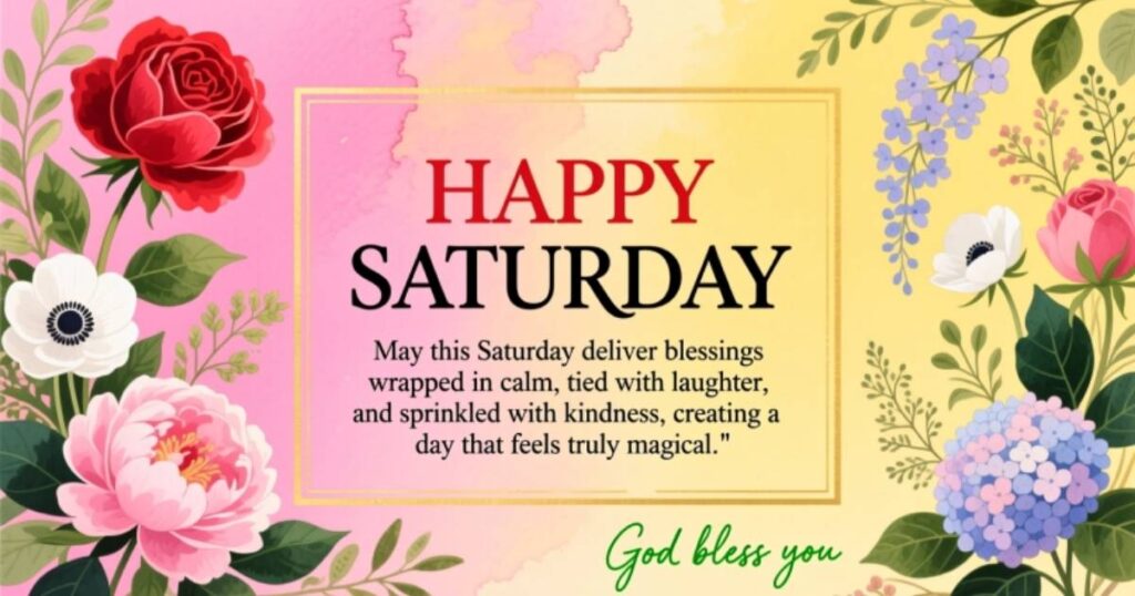 Saturday Blessings Images
