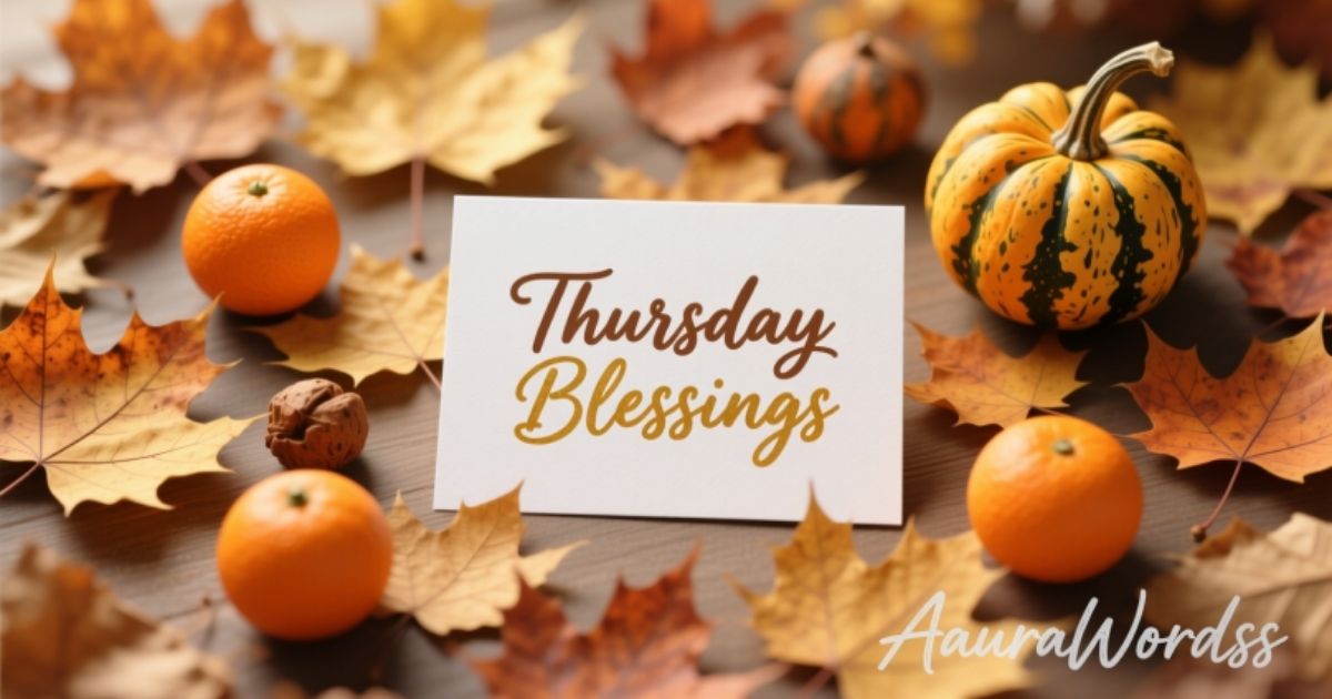 Thursday Blessings