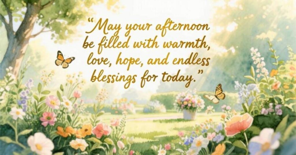 Warm Afternoon Blessings And Messages hy8mj