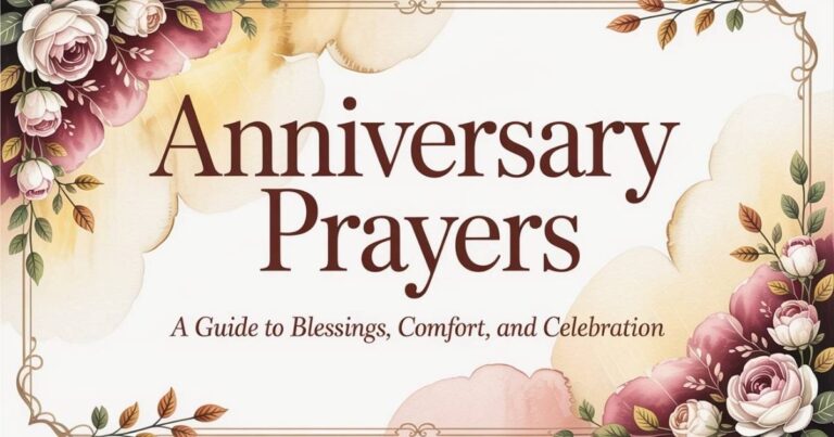 Anniversary Prayers