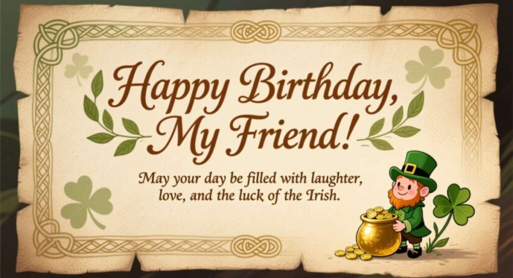 Irish Birthday Blessing For A Friend