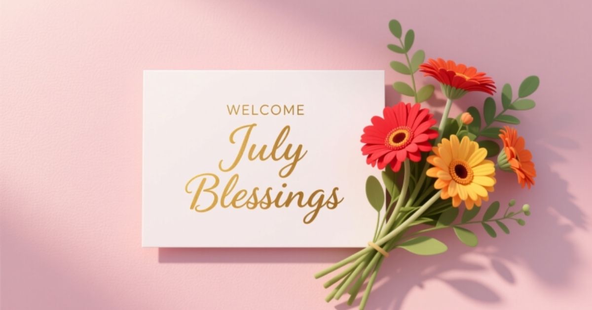 Welcome July Blessings