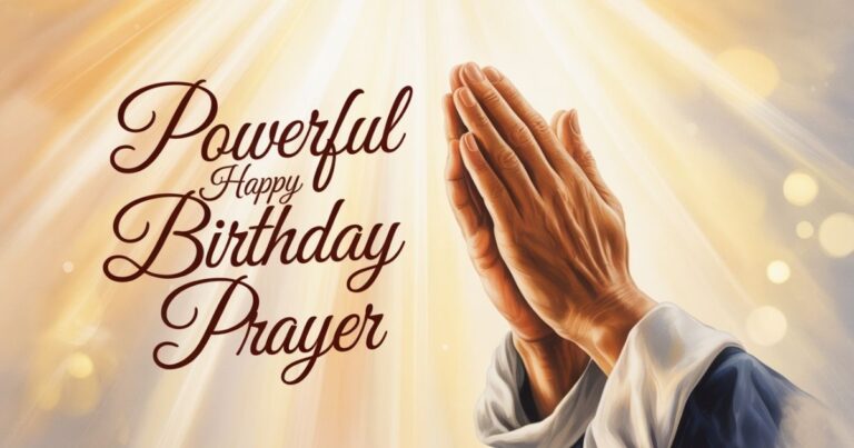 Birthday Prayer