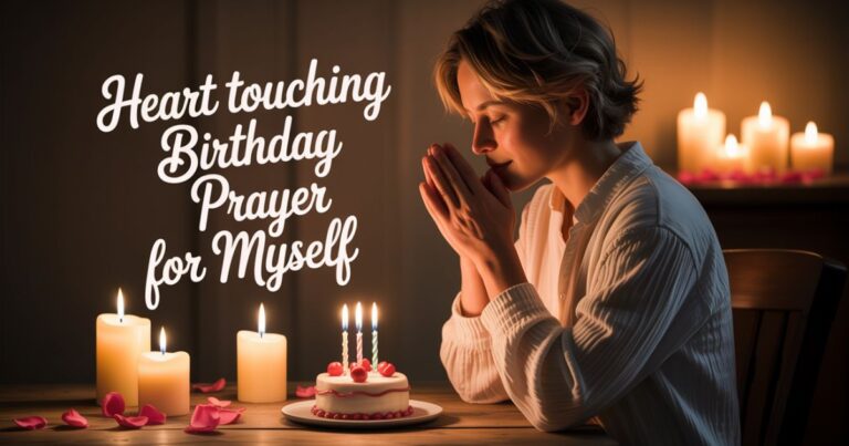 Birthday Prayer for Myself