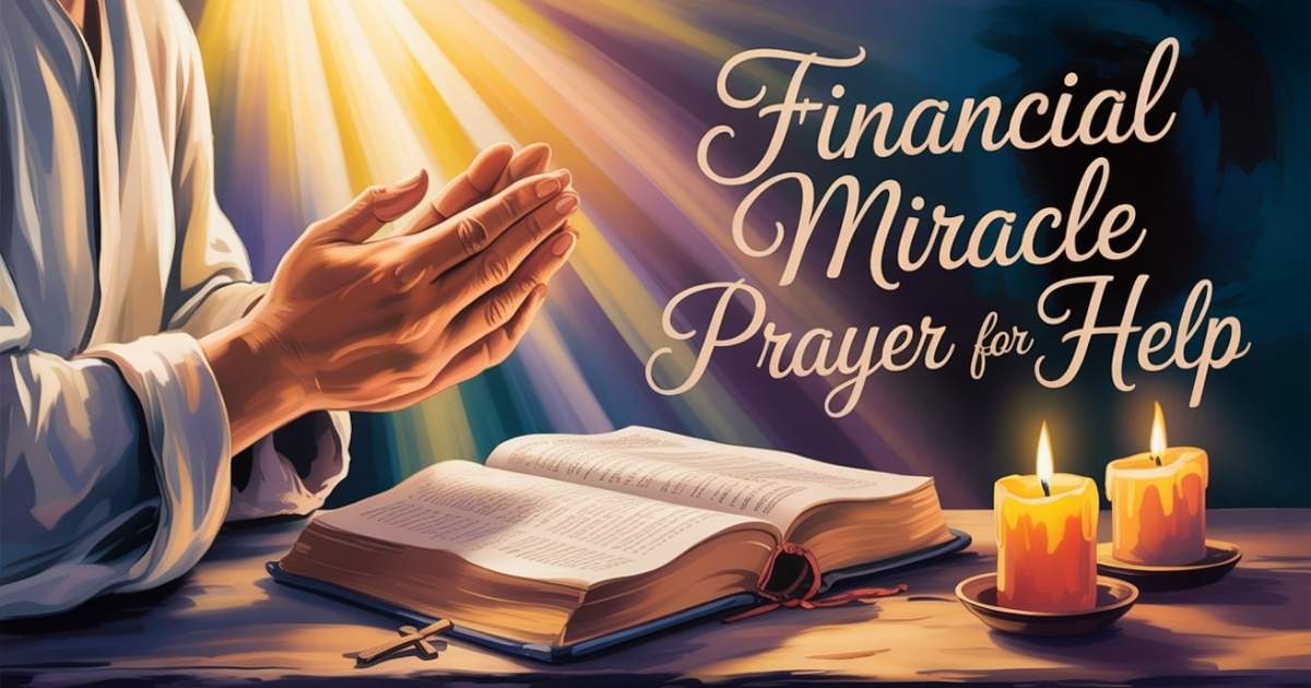 Financial Miracle Prayer for Help