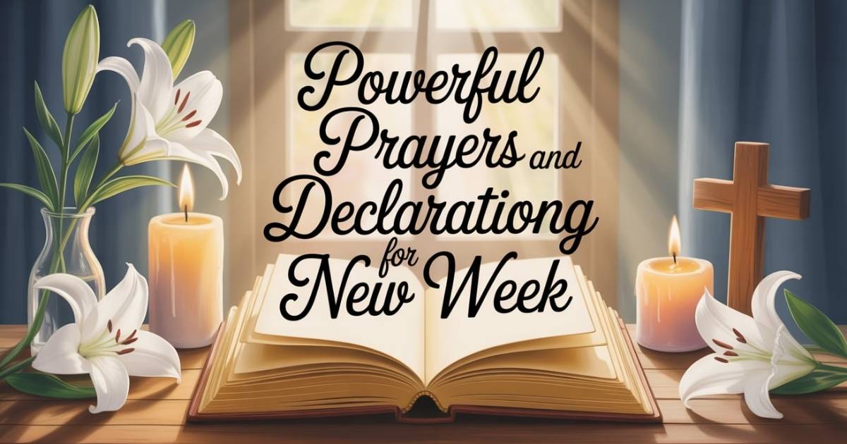 Prayers And Declarations For New Week