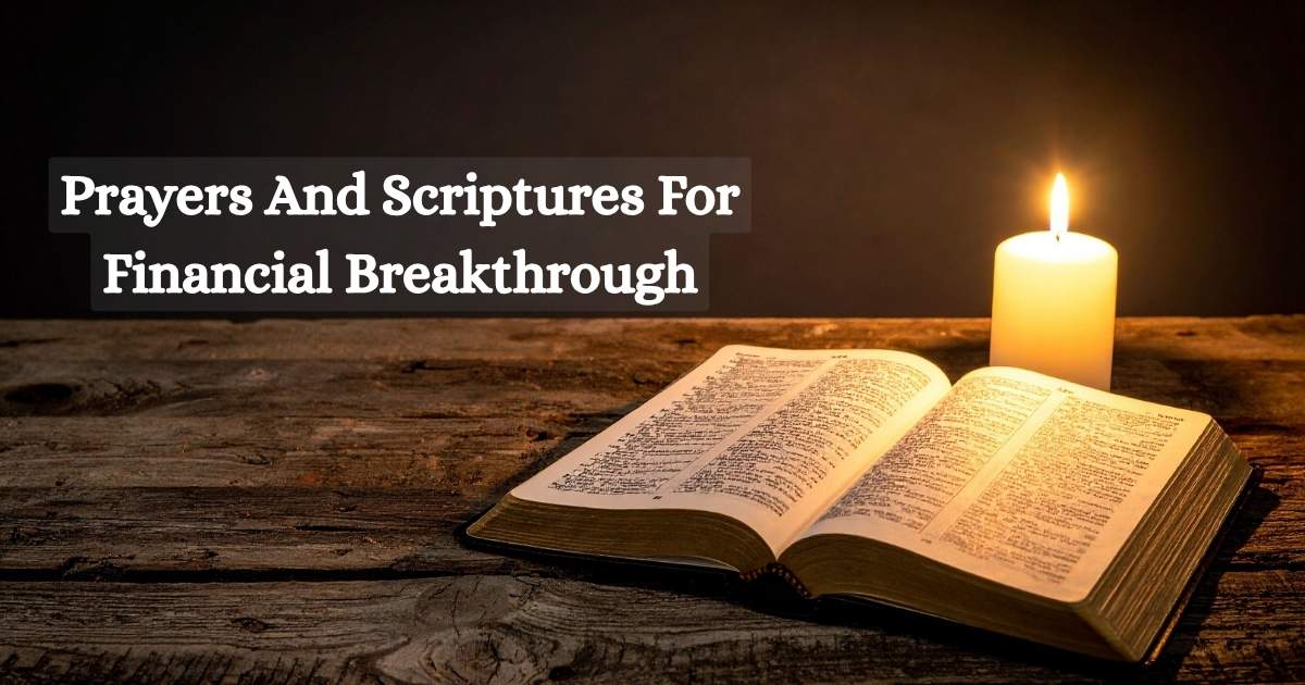 Prayers And Scriptures For Financial Breakthrough