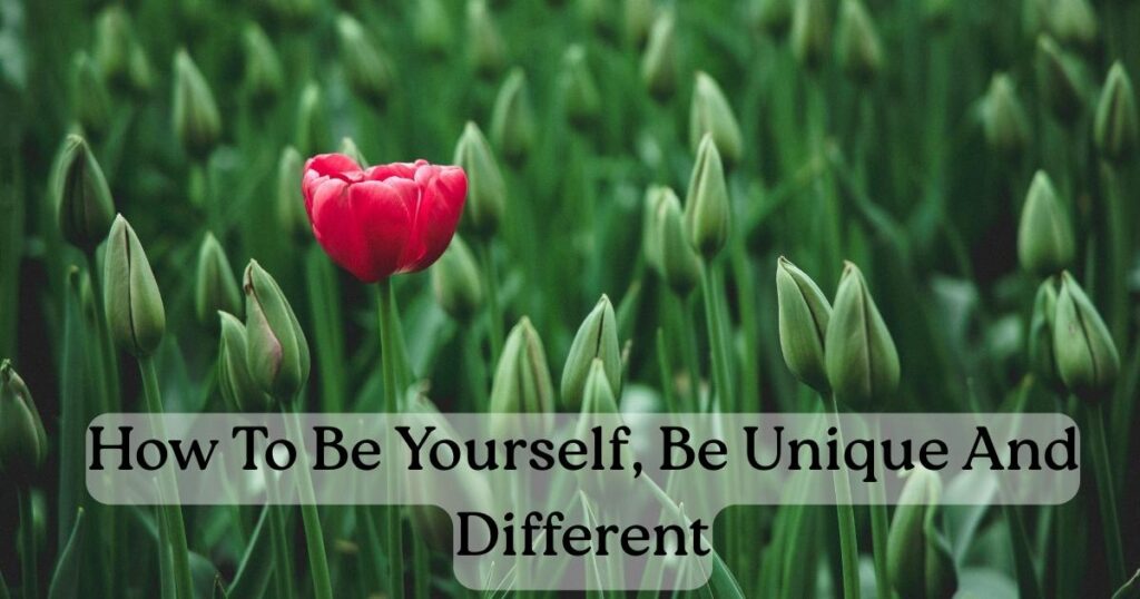 How To Be Yourself, Be Unique And Different